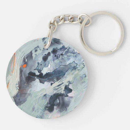 Porte-clés Mer polyphonique - Bleu (Dos)