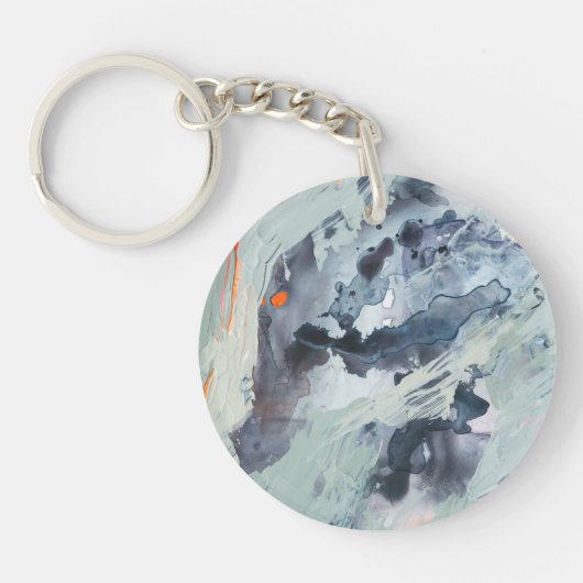 Porte-clés Mer polyphonique - Bleu (Devant)