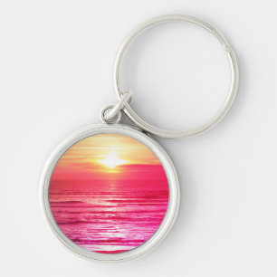 Porte-clés Mer rose