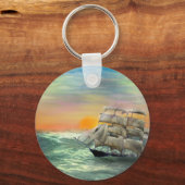 Porte-clés mer tranquille (Recto)