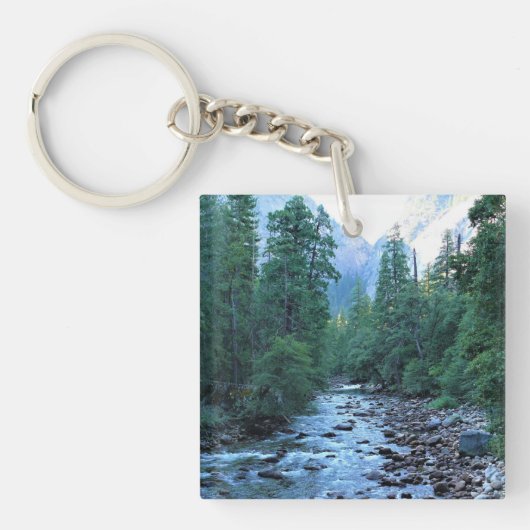 Porte-clés Merced river by Happy Isles, Yosemite, CA (Devant)