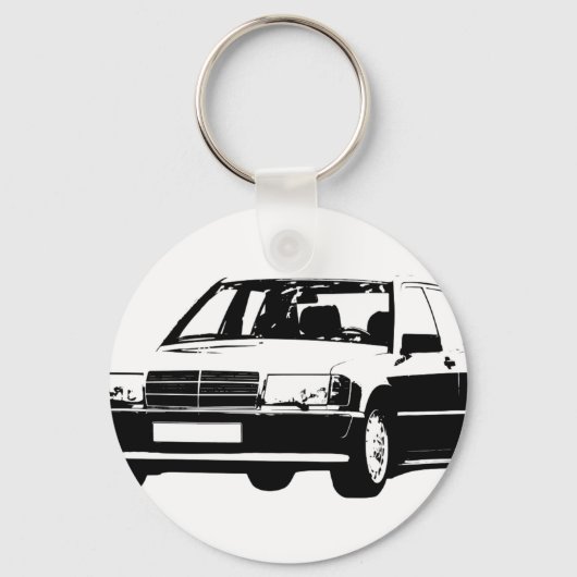 Porte-clés Mercedes-Benz-190E (Recto)