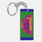 Porte-clés Mercedes Benz 300 SL Convertible Pop Art (Devant gauche)