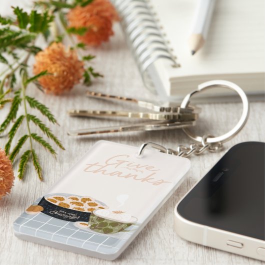 Porte-clés Merci (Devant droit)