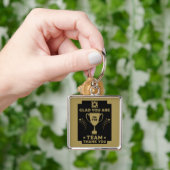 Porte-clés Merci à l'équipe d'entreprise (main)