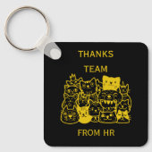 Porte-clés Merci à l'équipe d'entreprise (Recto)