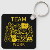 Porte-clés Merci à l'équipe d'entreprise (Dos)