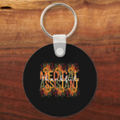 Porte-clés Merci Assistant Médicale Thanksgiving Med Assist (Recto)