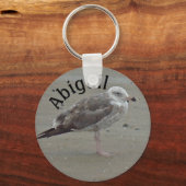 Porte-clés Merci Belle Mouette sur le sable Appréciation (Recto)