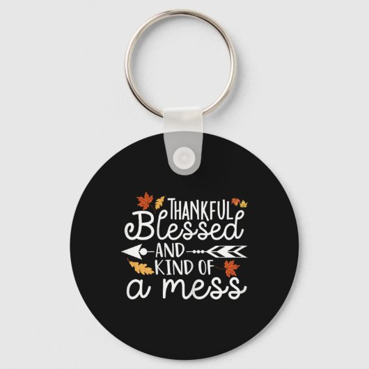 Porte-clés Merci béni et une sorte de mess (Recto)