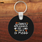 Porte-clés Merci béni et une sorte de mess (Recto)