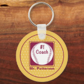 Porte-clés Merci Coach, Merci Numéro 1 (Recto)