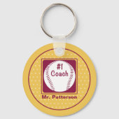 Porte-clés Merci Coach, Merci Numéro 1 (Verso)