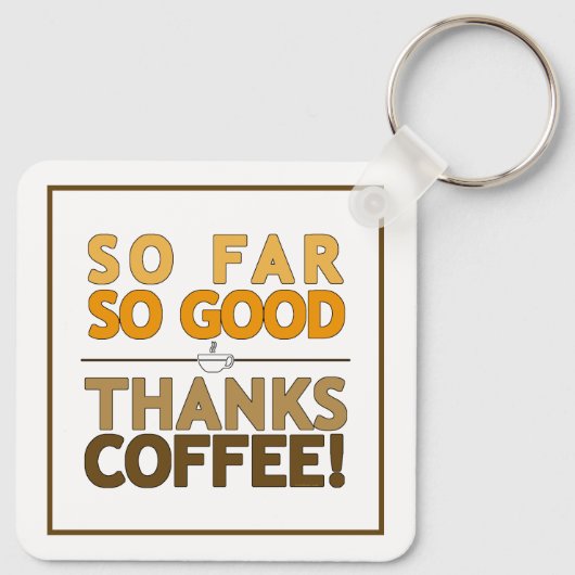 Porte-clés Merci Coffee (Dos)