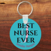 Porte-clés Merci d'appréciation infirmière (Recto)