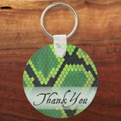 Porte-clés Merci de serpent animal sauvage (Recto)