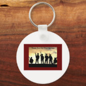 Porte-clés merci de votre service (Recto)