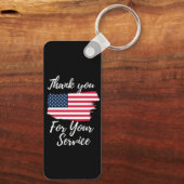 Porte-clés merci de votre service (Verso)