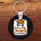 Porte-clés Merci déjeuner La dame pour les femmes tombent rem (Recto)