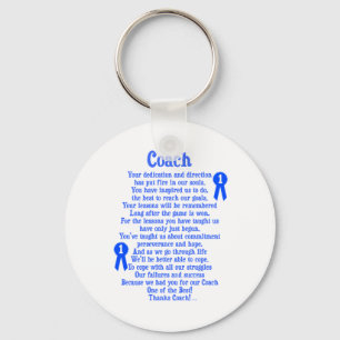 Porte-clés Merci d'entraîneurs