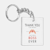 Porte-clés Merci D'Être Le Meilleur Patron Jamais (Devant gauche)