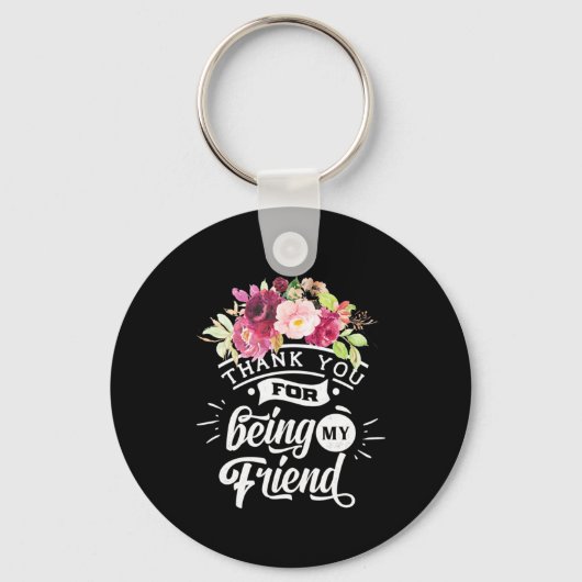 Porte-clés Merci D'Être Mes Amis (Recto)