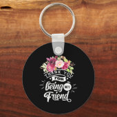 Porte-clés Merci D'Être Mes Amis (Recto)