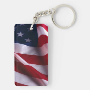 Porte-clés Merci du jour des vétérans, drapeau patriotique