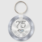 Porte-clés Merci, Faveurs pour 75e anniversaire, 75e DIAMOND (Verso)