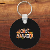 Porte-clés Merci Gestionnaire Coque Thanksgiving Coque Manage (Recto)