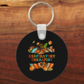 Porte-clés Merci Grateful Respiratory Therapist Citrouille Au (Recto)