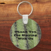 Porte-clés Merci Invité Saguaro Cactus Vacances sud-ouest (Recto)