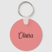 Porte-clés "Merci, JÉSUS, Pour M'Avoir Sauvé !" Rose (Verso)