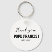 Porte-clés Merci, le pape François ! décédé Wind Chime (Verso)