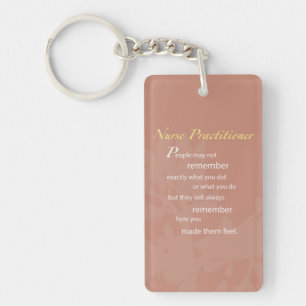 Porte-clés Merci Nurse Praticien, Brown