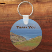 Porte-clés Merci Océan Paysage Photo Plage Appréciation (Recto)