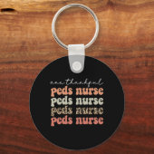 Porte-clés Merci Peds Infirmière Arbre Automne Feuilles d'aut (Recto)