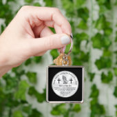 Porte-clés Merci personnalisé pour servir les dons du Seigneu (main)