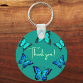 Porte-clés Merci Porte - clé papillon (Verso)