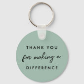 Porte-clés Merci pour faire une différence (Recto)