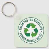 Porte-clés Merci pour le recyclage (Recto)