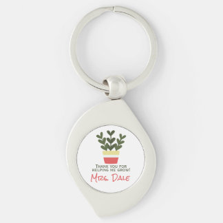 Porte-clés Merci Pour M'Aider À Croître | Enseignant 