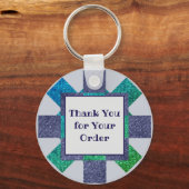 Porte-clés Merci pour votre commande Mosaic Sales Business (Recto)