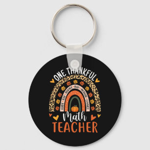 Porte-clés Merci professeur de mathématiques amusant Thanksgi