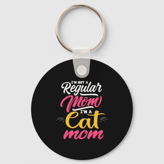 Porte-clés Mère Art Je Suis Chat Maman (Recto)