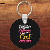 Porte-clés Mère Art Je Suis Chat Maman (Recto)