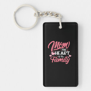 Porte-clés Mère Art Maman Le Coeur De La Famille
