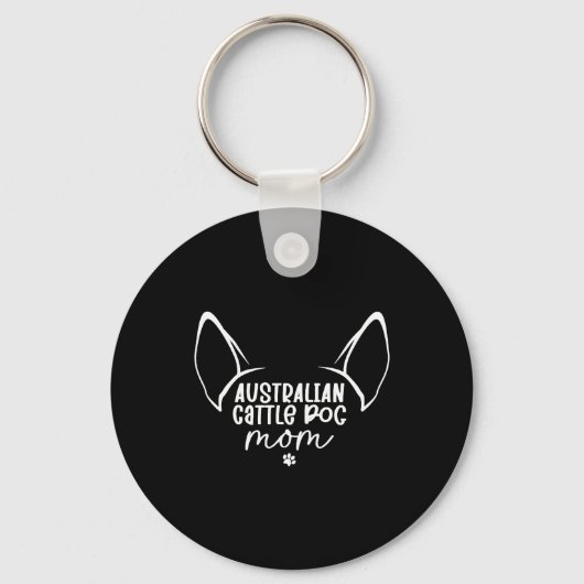Porte-clés Mère australienne Cattle Dog (Recto)