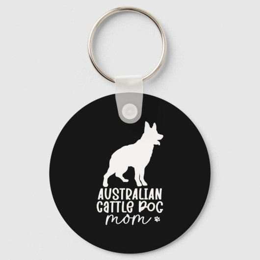 Porte-clés Mère australienne Cattle Dog (Recto)