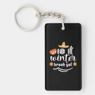 Porte-clés Mère Cadeau C'Est L'Hiver